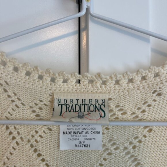 Vintage Grandmacore Crochet Vest - Picture 4 of 5